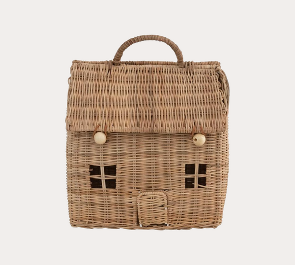 Everly Rattan House Basket