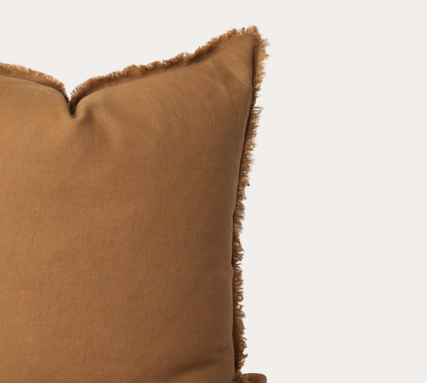 Emma Frayed Edge Pillow Cover