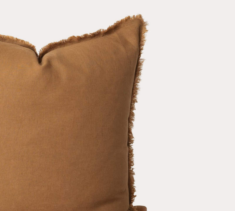 Emma Frayed Edge Pillow Cover