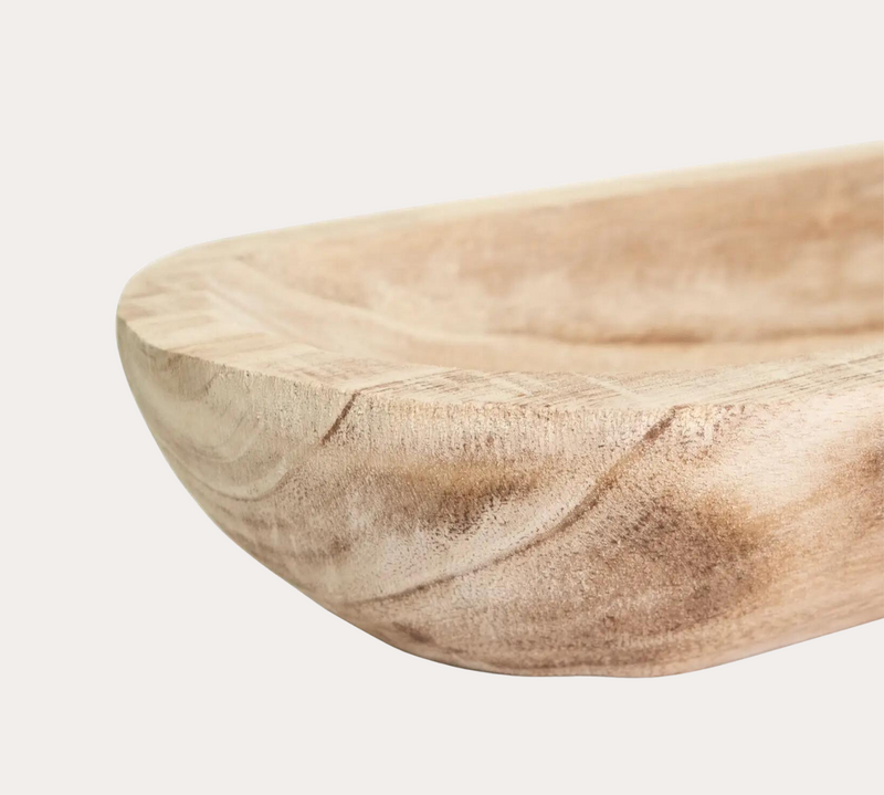 Greer Wooden Dough Bowl