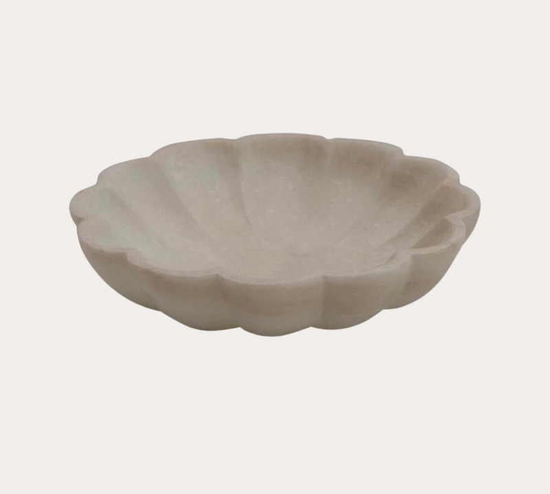 Margot Marble Flower Dish