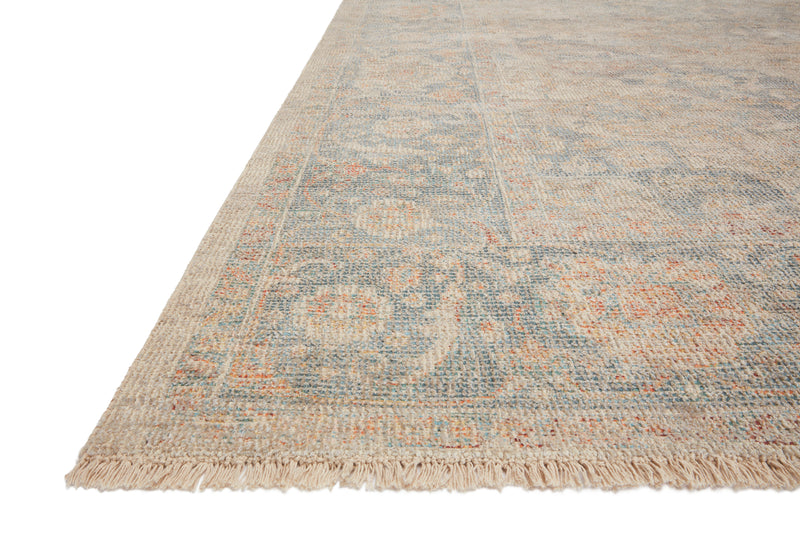 Priya Bone/Bluestone Rug