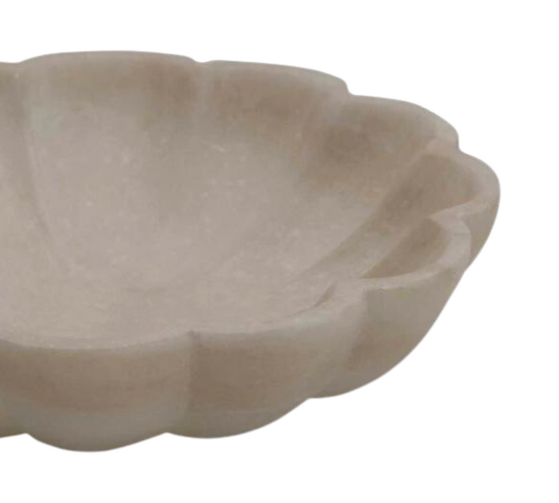 Margot Marble Flower Dish