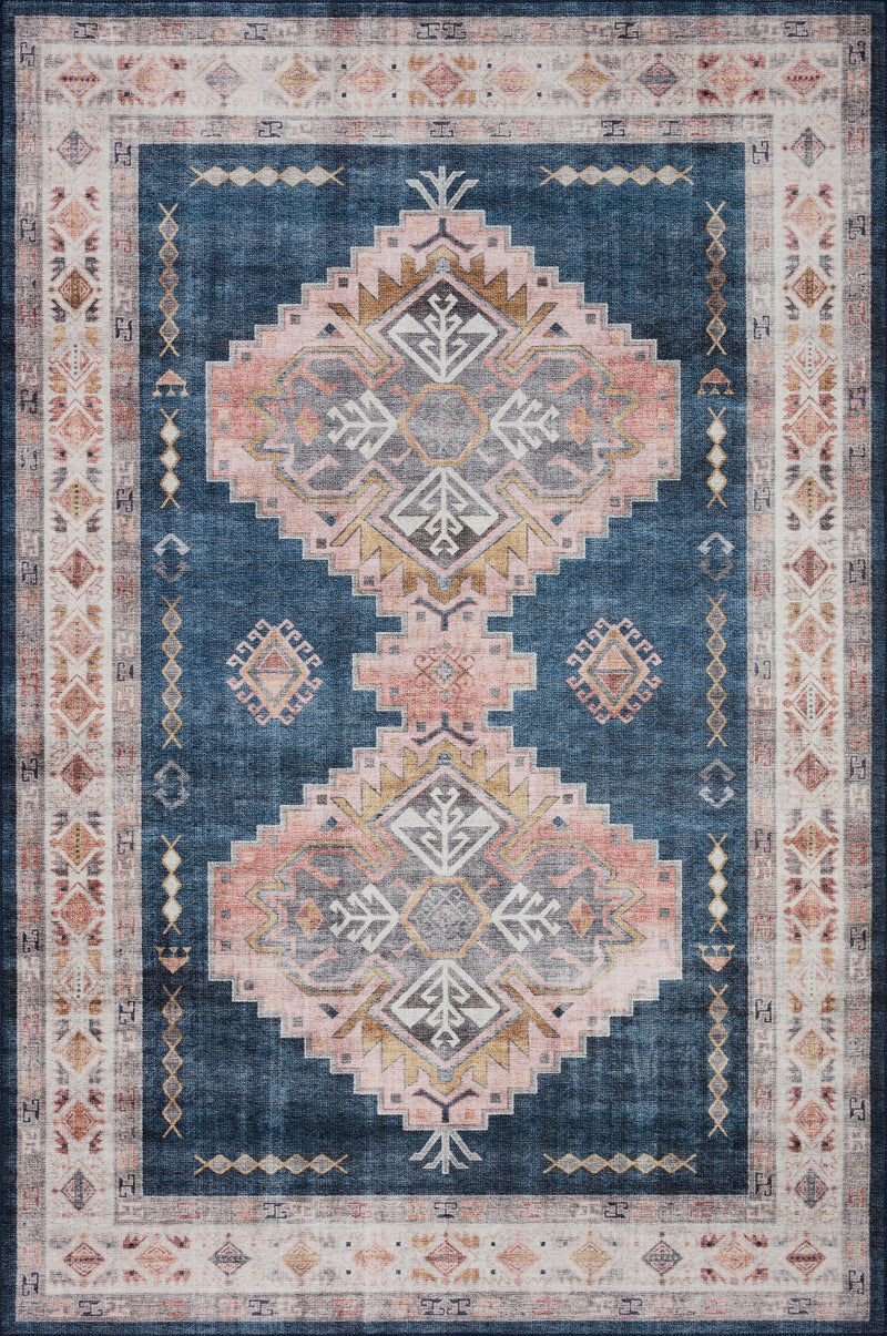 Heidi Denim/Blush Rug