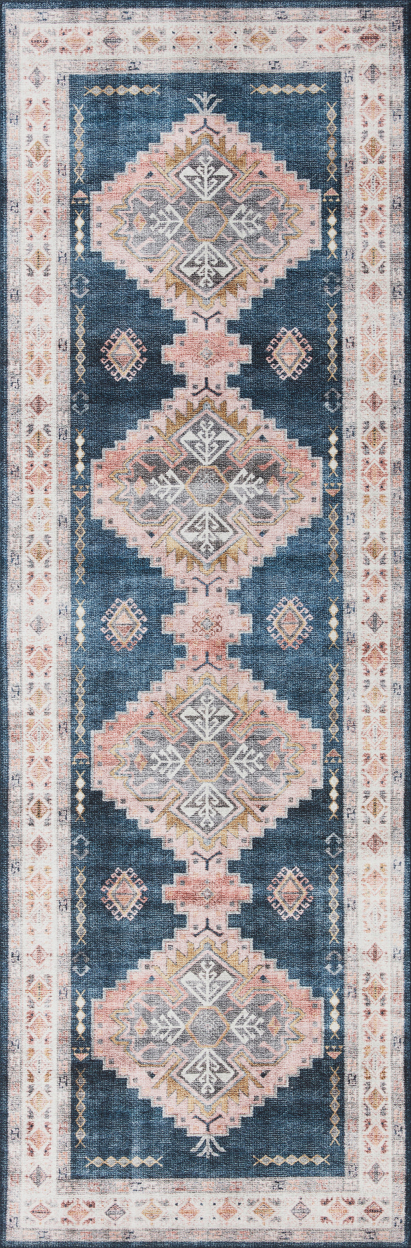 Heidi Denim/Blush Rug