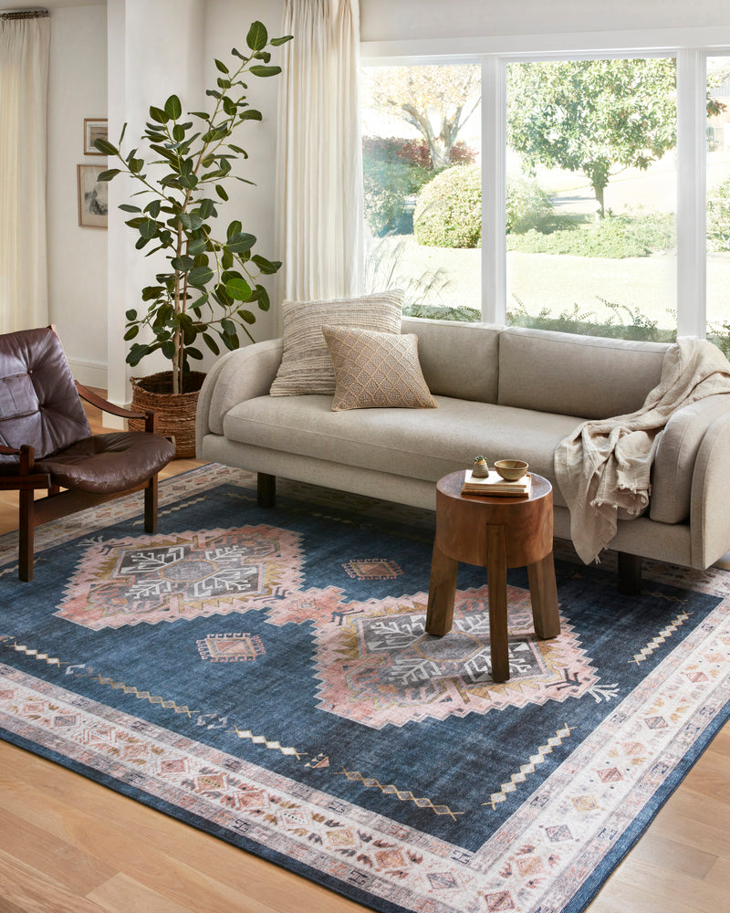 Heidi Denim/Blush Rug